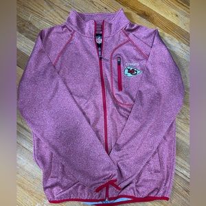 Kansas City Chiefs zip up. Size Medium